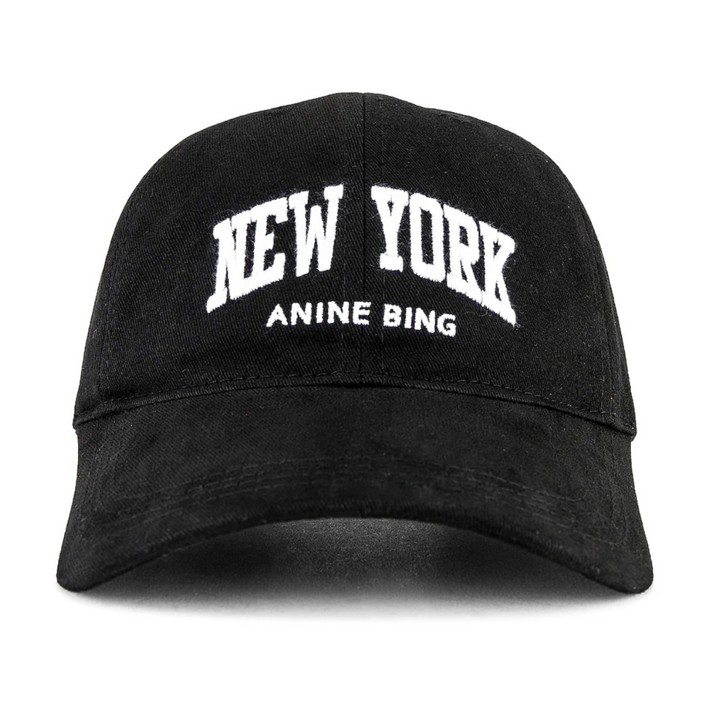 COPY - ANINE BING - Jeremy Baseball Cap New York in Black